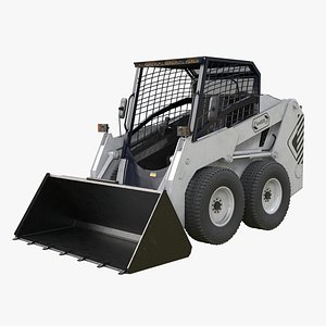 3D Skid Steer Loader LR model