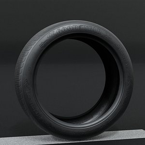 Good Year Lowpoly Tire 04 3D model