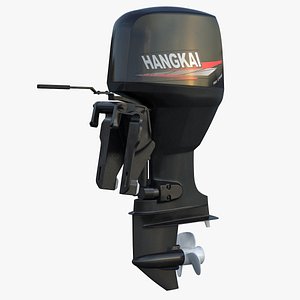 3D outboard motor