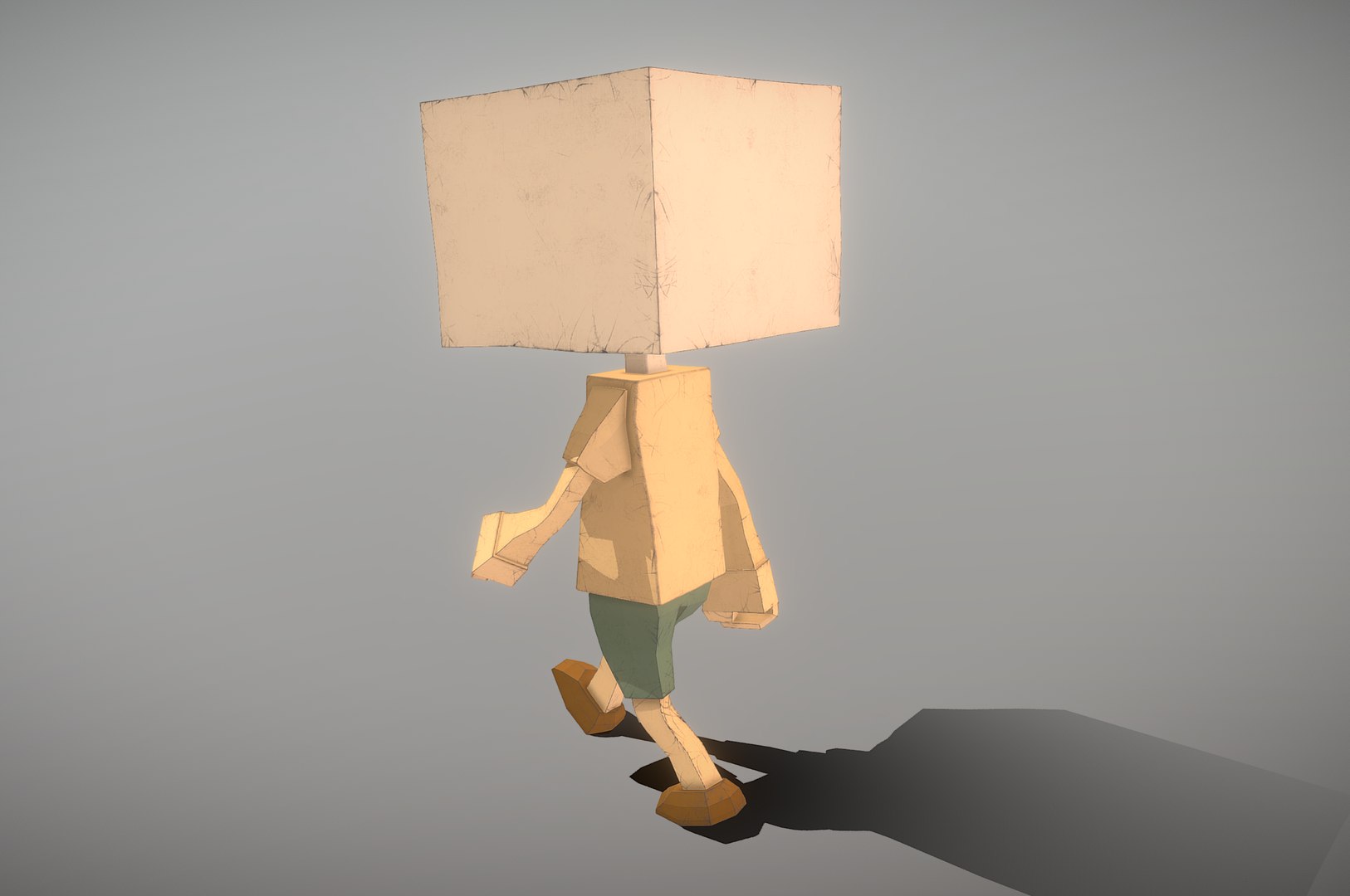 Box Man 3D Model - TurboSquid 2269356