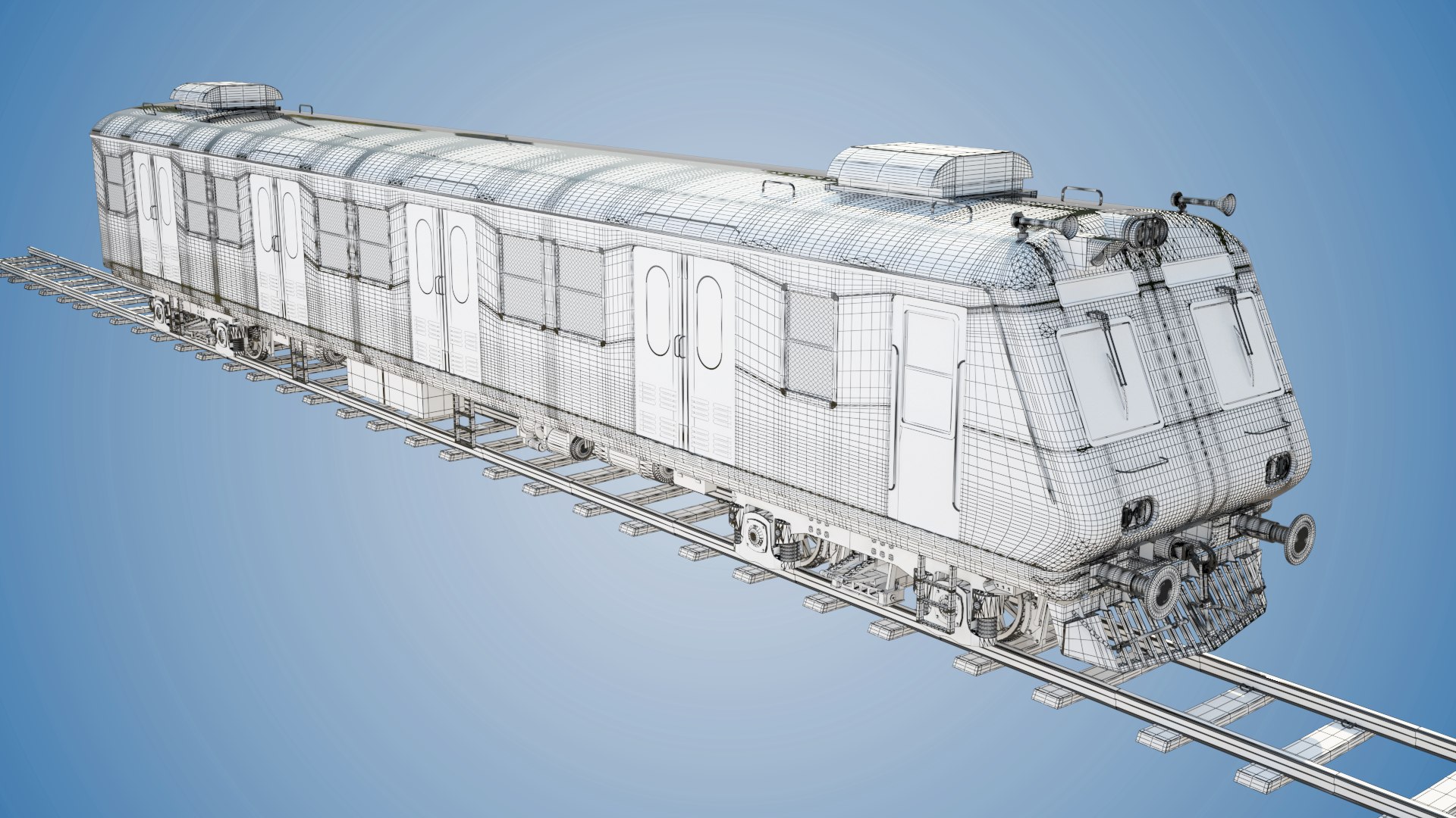 Mumbai Bombardier Emu Local 3D Model - TurboSquid 1672307
