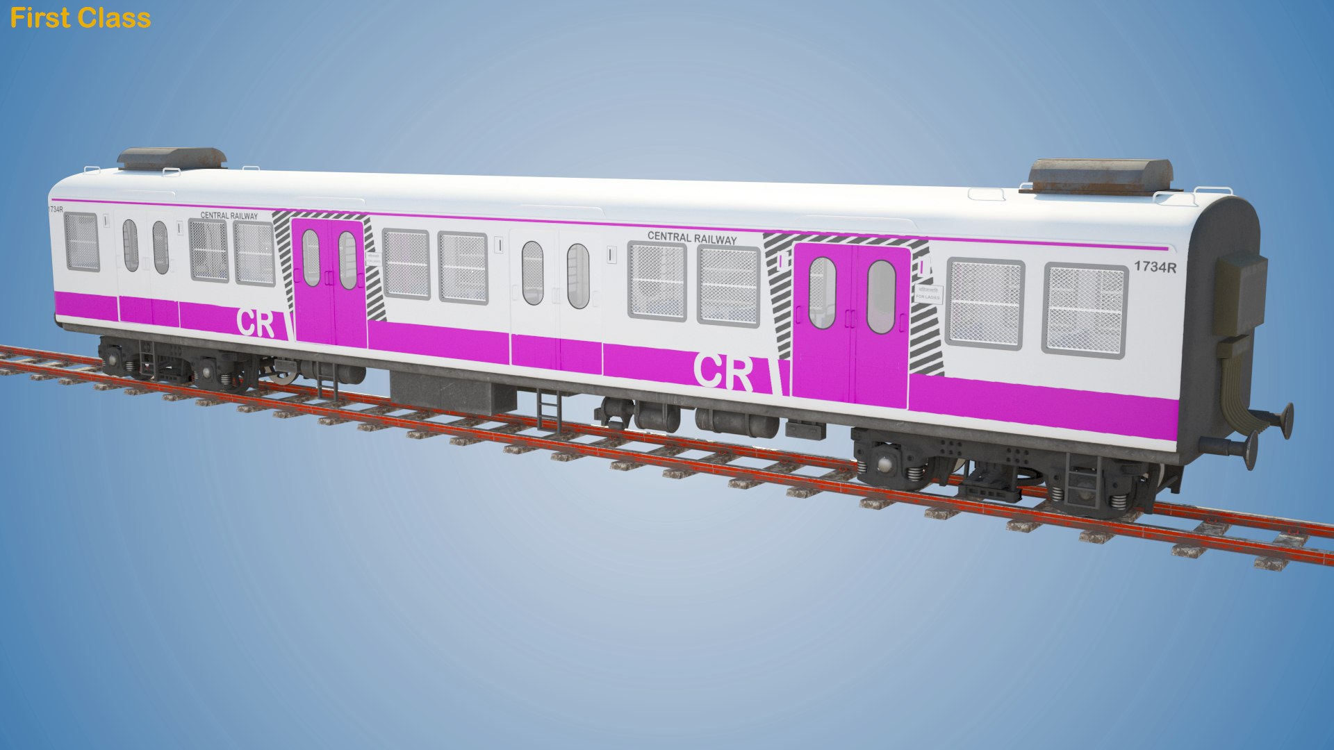 Mumbai Bombardier Emu Local 3D Model - TurboSquid 1672307