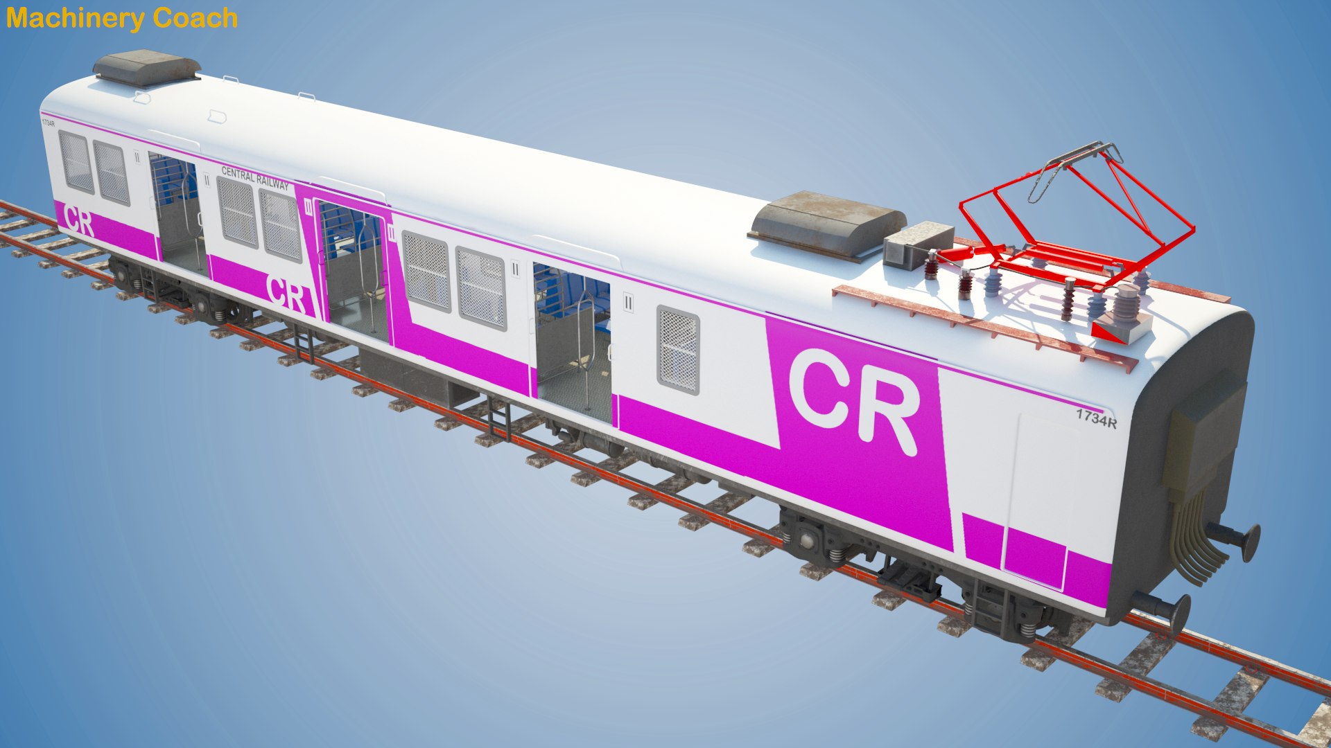 Mumbai Bombardier Emu Local 3D Model - TurboSquid 1672307