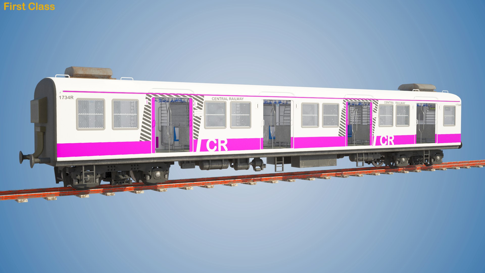 Mumbai Bombardier Emu Local 3D Model - TurboSquid 1672307