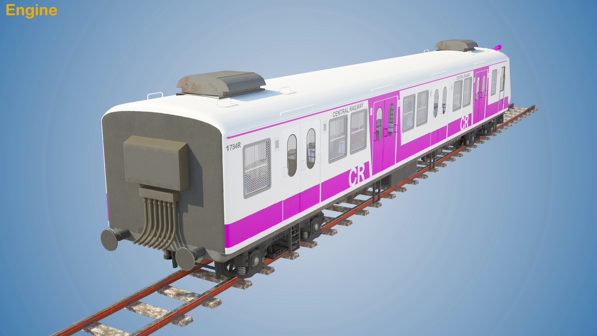 Mumbai Bombardier Emu Local 3D Model - TurboSquid 1672307