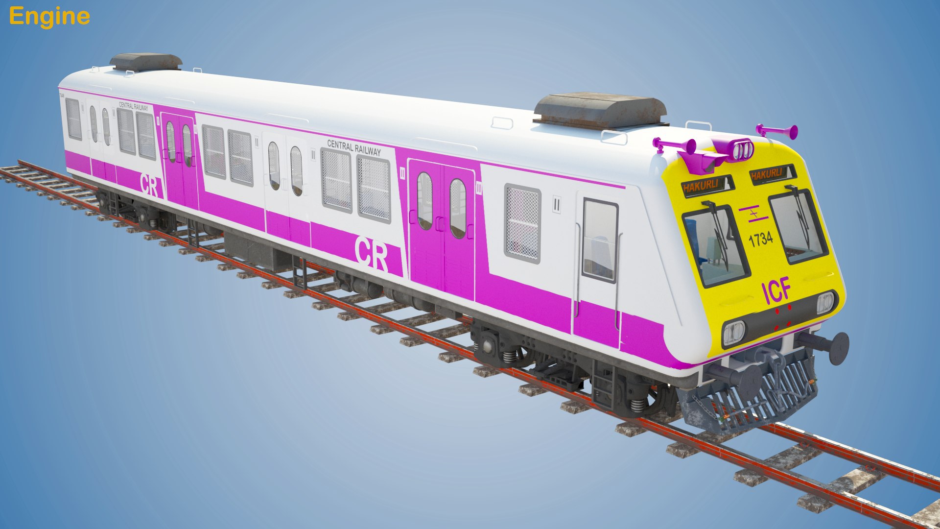 Mumbai Bombardier Emu Local 3D Model - TurboSquid 1672307