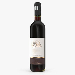 Red Wine Bottle Cabernet