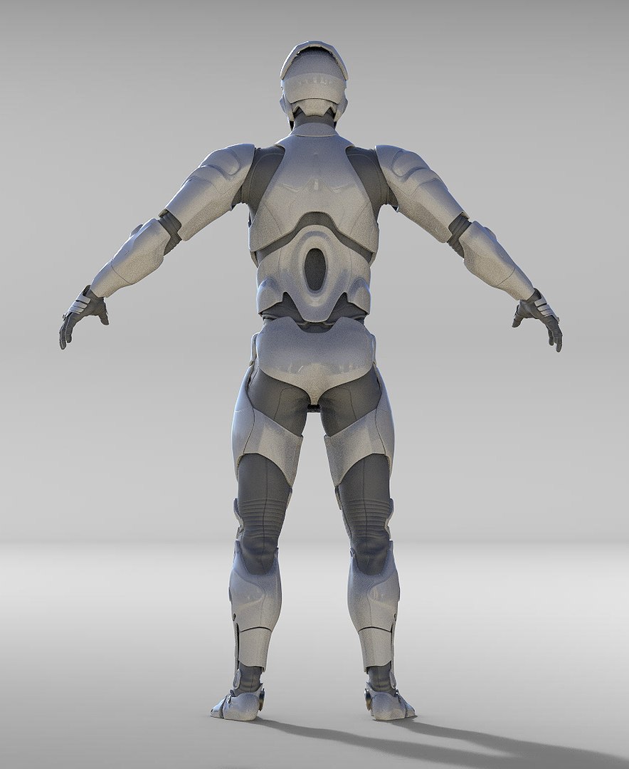 3D Model Cyborg Human - TurboSquid 1210552