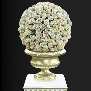 3d model roses classic interiors