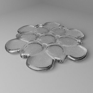 3D snowflake 25