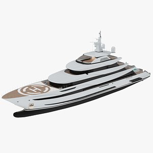 3D model Platinum Yacht Dynamic Simulation