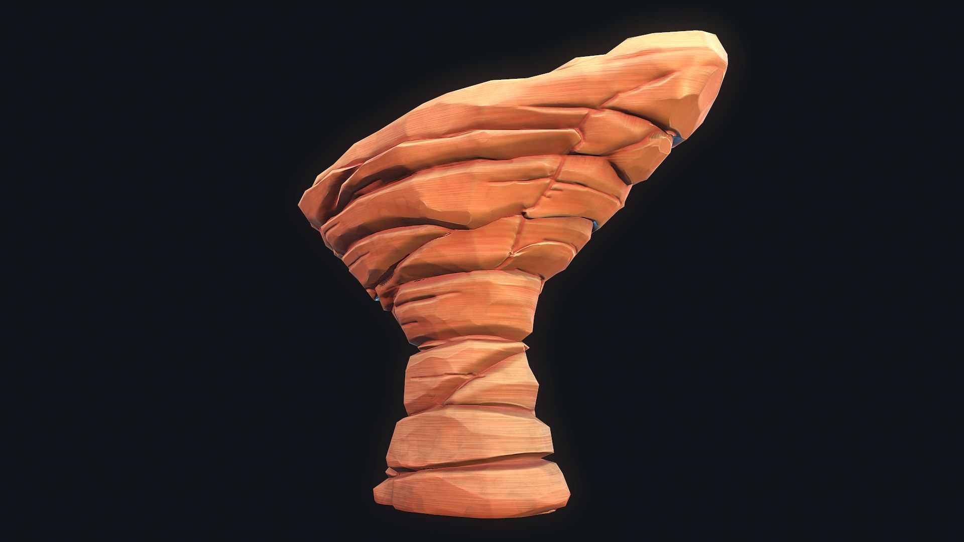 Stylized Desert Rock 3 Model - TurboSquid 2134708