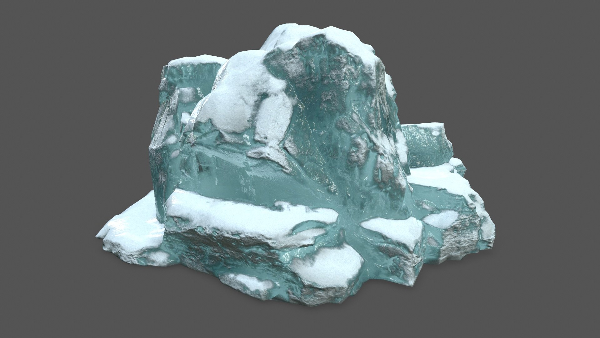 Ice Rock 3D Model - TurboSquid 1511232