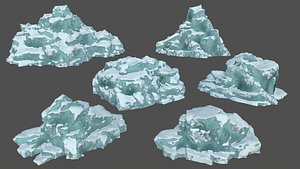 ice rock 3D model