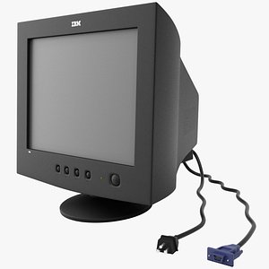 3D model ibm monitor