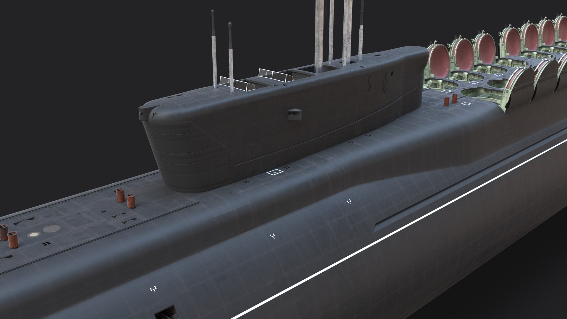 Project 955 Borei Class Model - TurboSquid 1457516