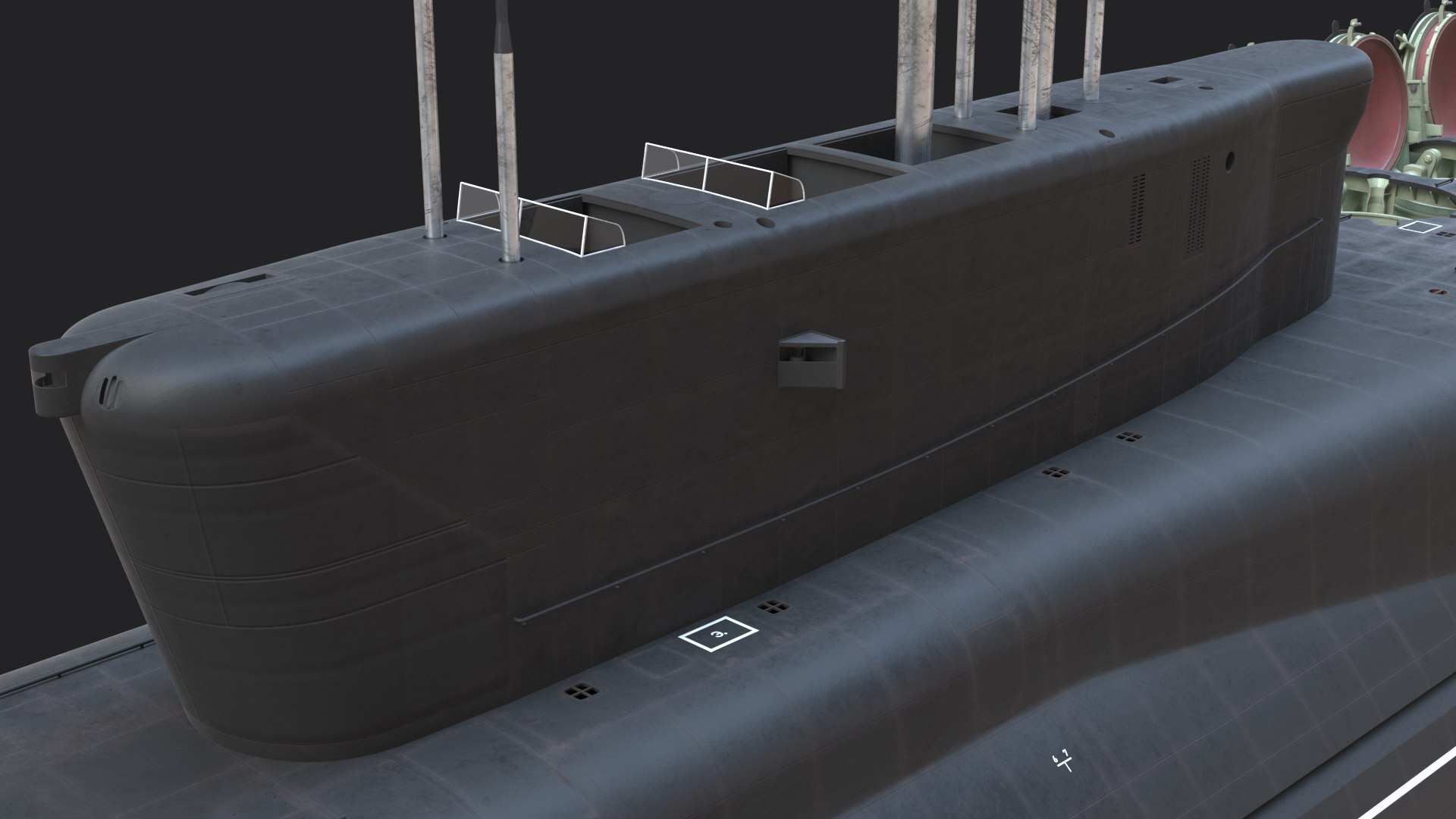 Project 955 Borei Class Model - TurboSquid 1457516