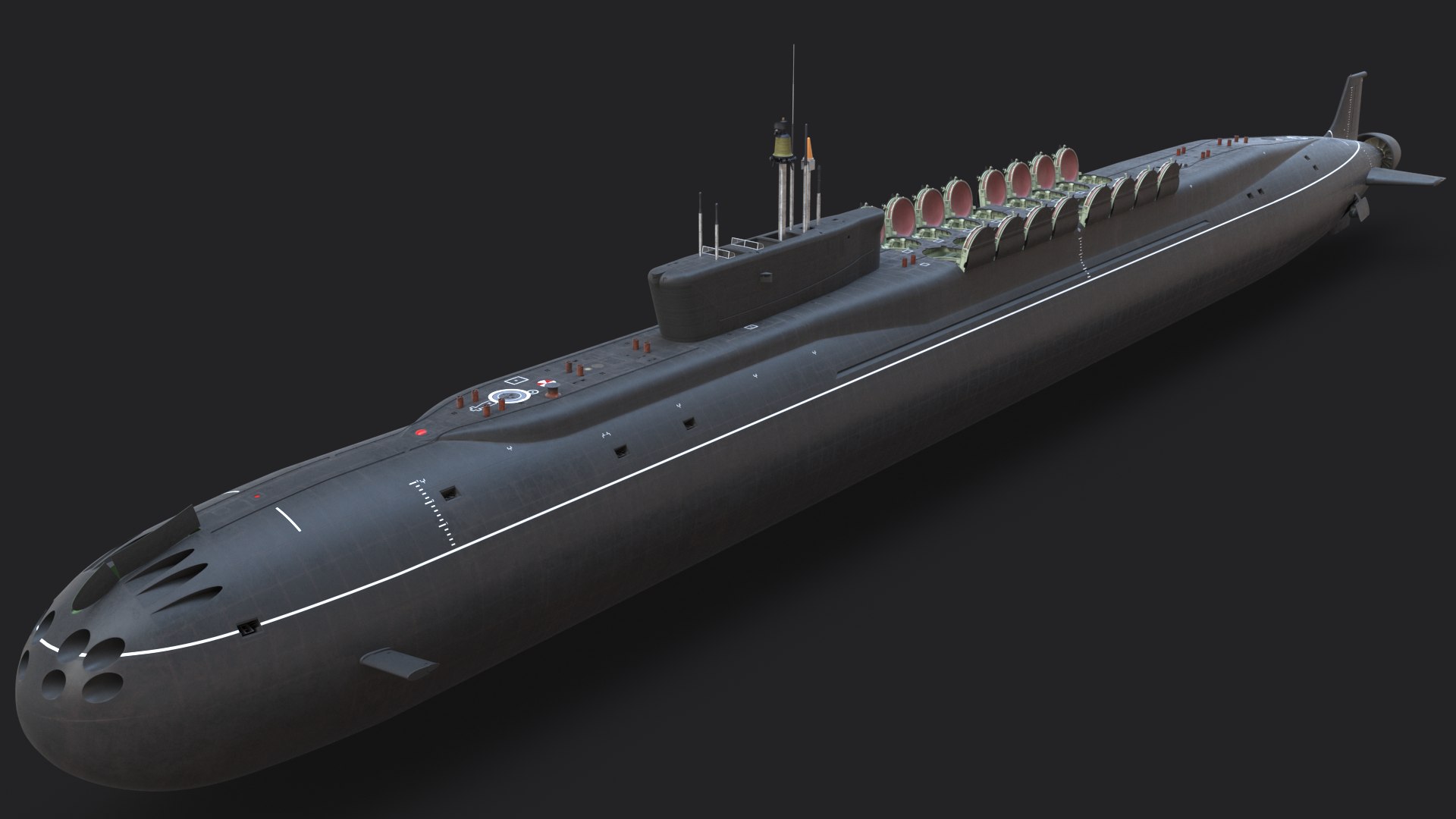 Project 955 Borei Class Model - TurboSquid 1457516