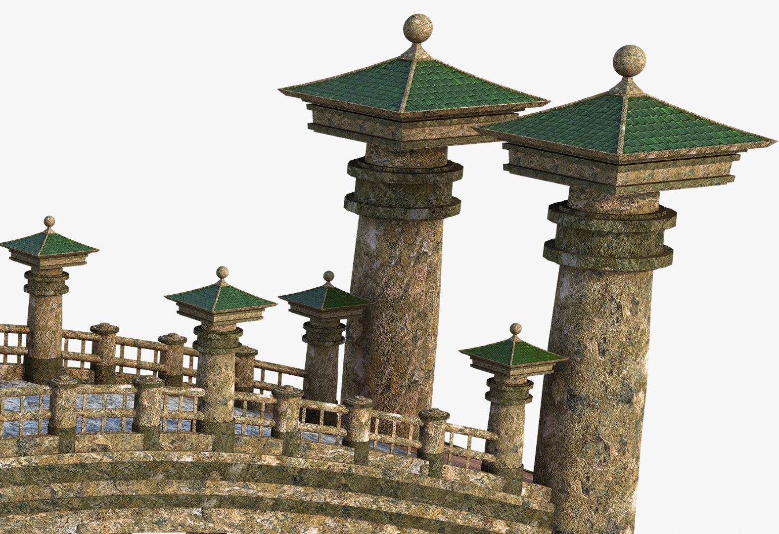 3D Asian Asia Bridge - TurboSquid 1359295