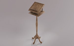 3D the lectern model