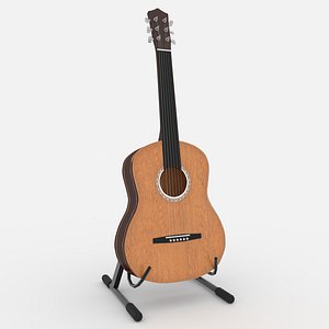 Acoustic Guitar 3D model