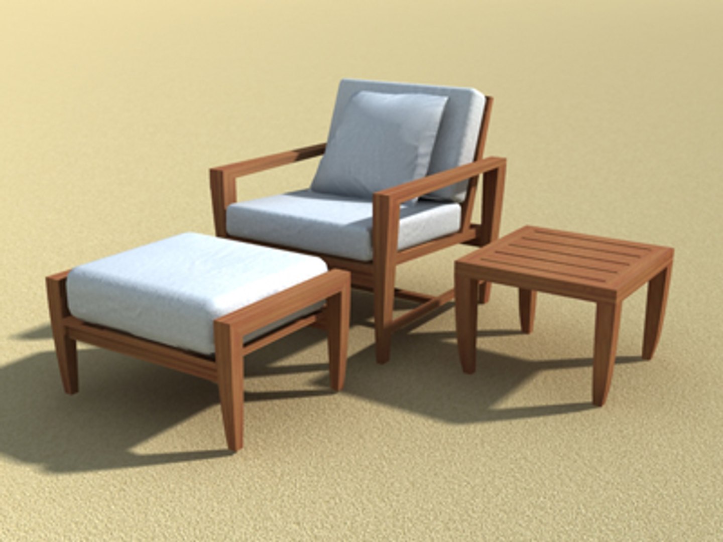 kingsley outdoor furniture amalfi 3d model