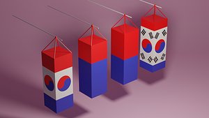 lantern korean 3D model