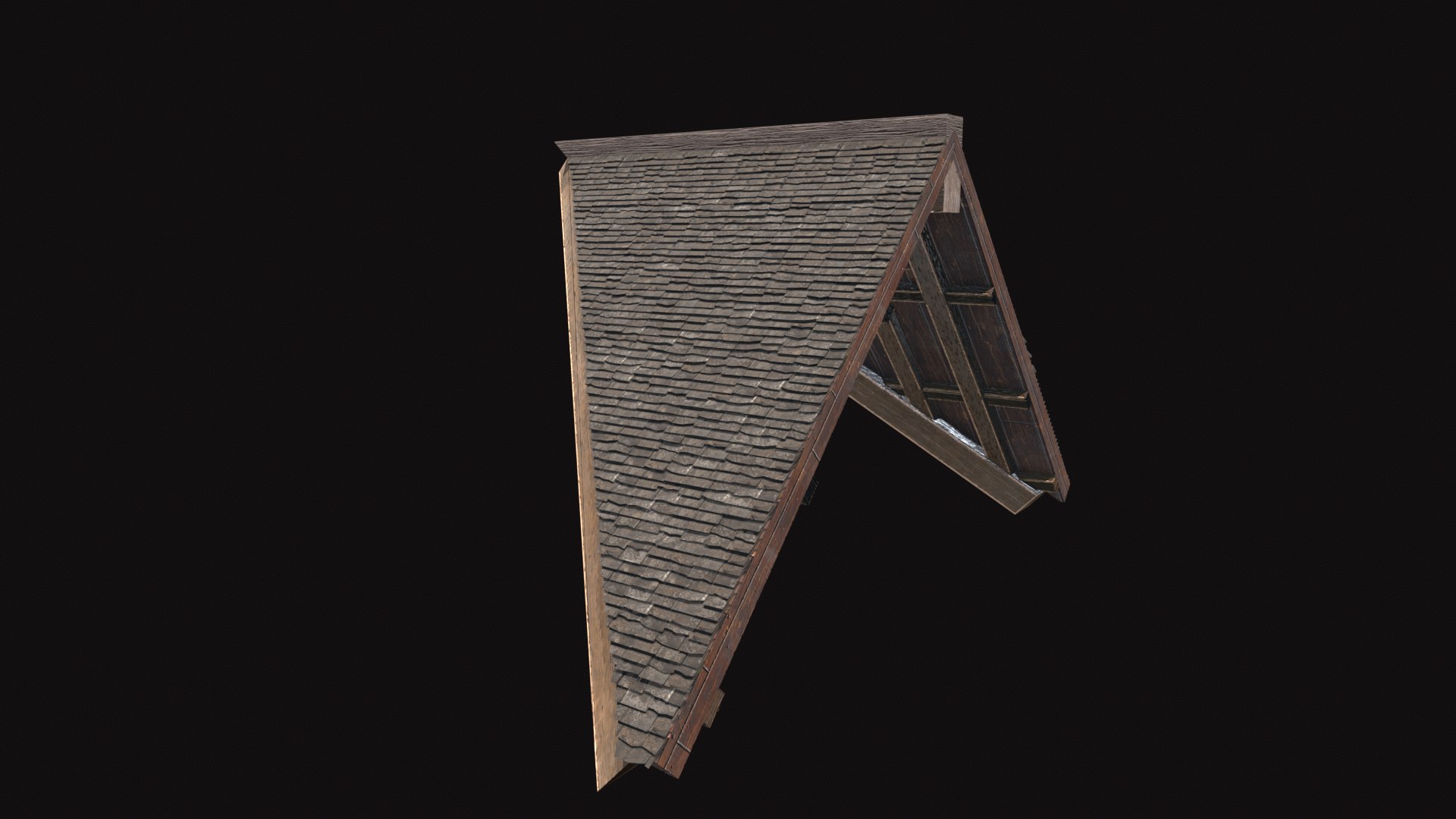 Medieval Roof 02 3D Model - TurboSquid 2319264