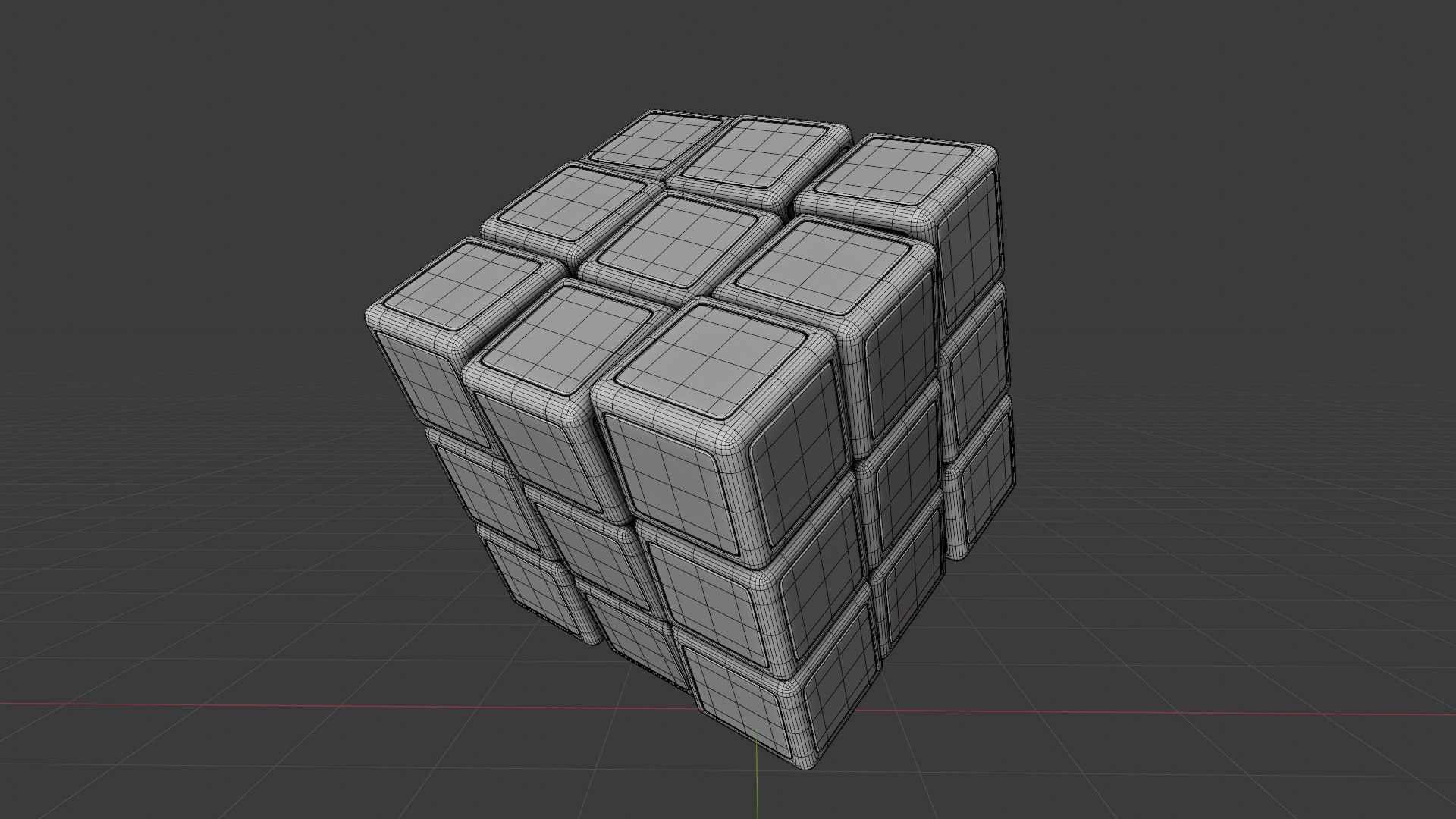 Rubiks Cube Model - TurboSquid 2230196