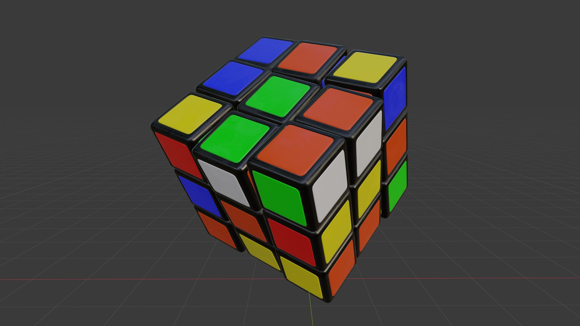 Rubiks Cube Model - TurboSquid 2230196