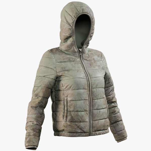 realistic women s jacket model