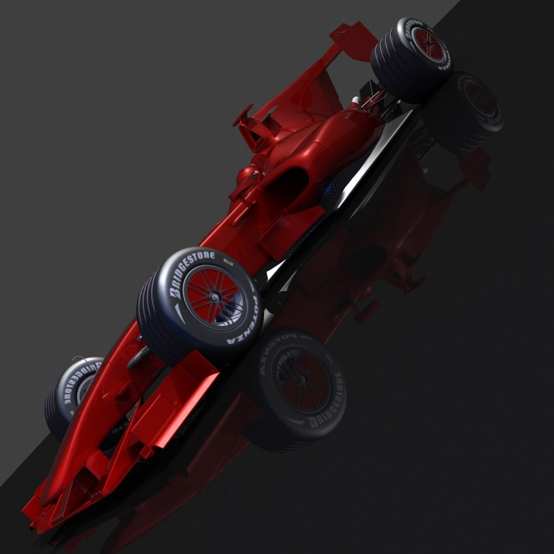 3d Model Of Formula Car
