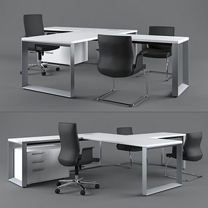 executive table codutti avita 3D model