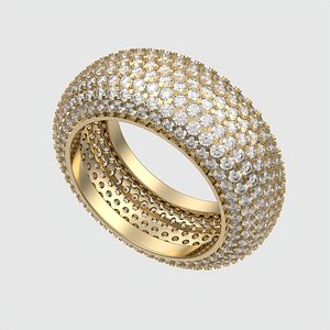 Luxurious Pave Eternity Ring JDBCo