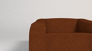 leather armchair 3D