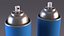 Blue Recycling Aerosol Can