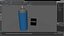Blue Recycling Aerosol Can