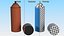 Blue Recycling Aerosol Can
