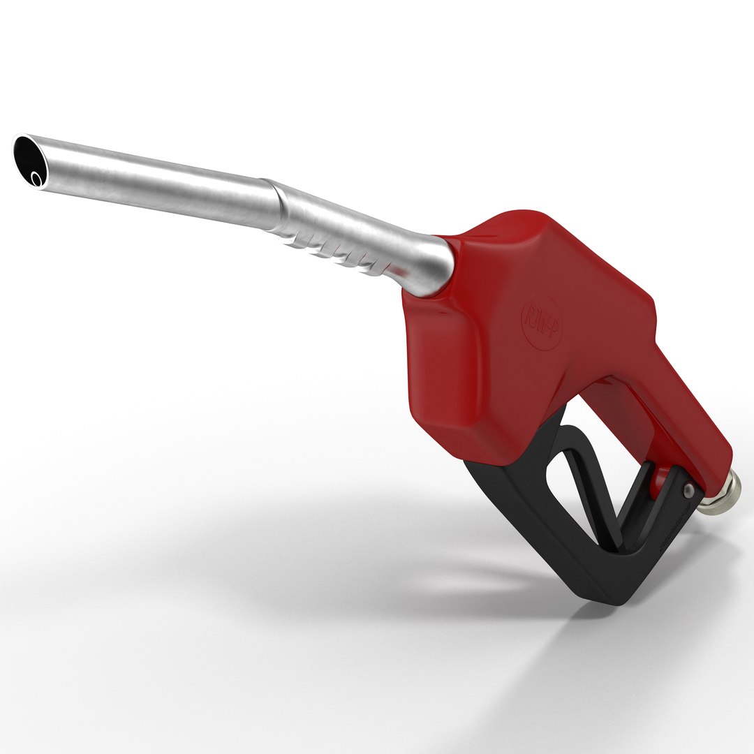 Gas Pump Red 3D Model 3D model preview