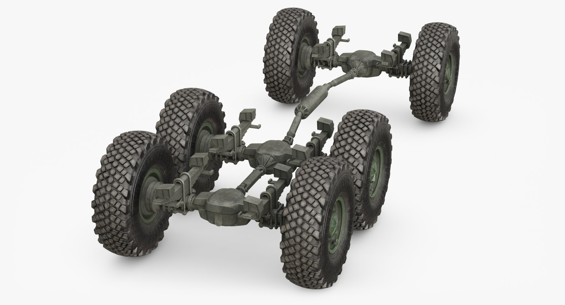 3D Truck Chassis Frame - TurboSquid 1149728