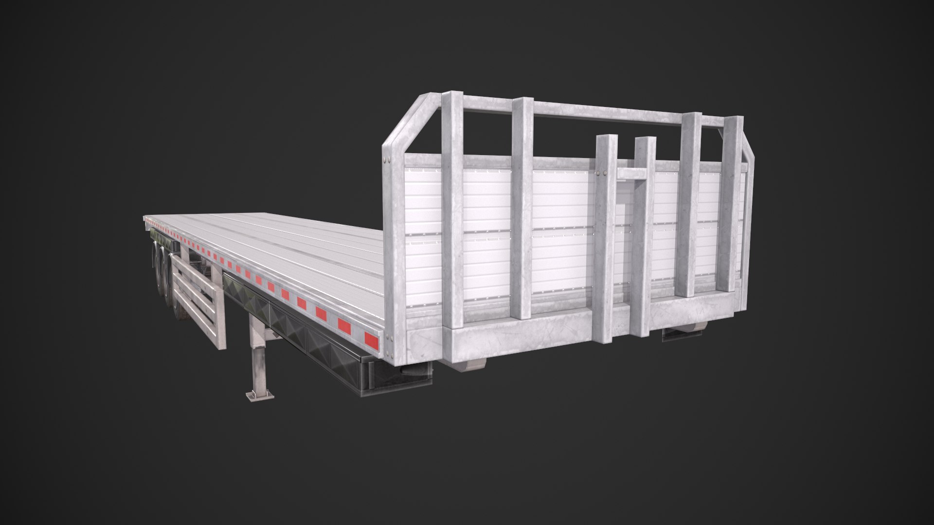 Flatbed Container 3D - TurboSquid 1773477