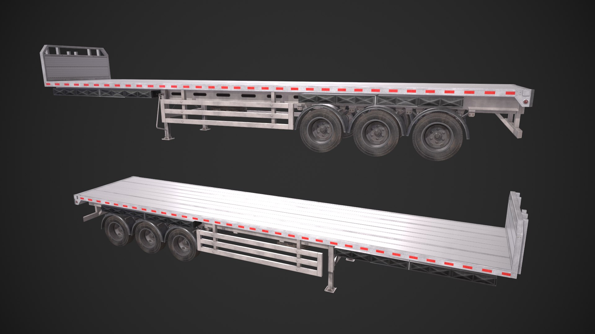Flatbed Container 3D - TurboSquid 1773477