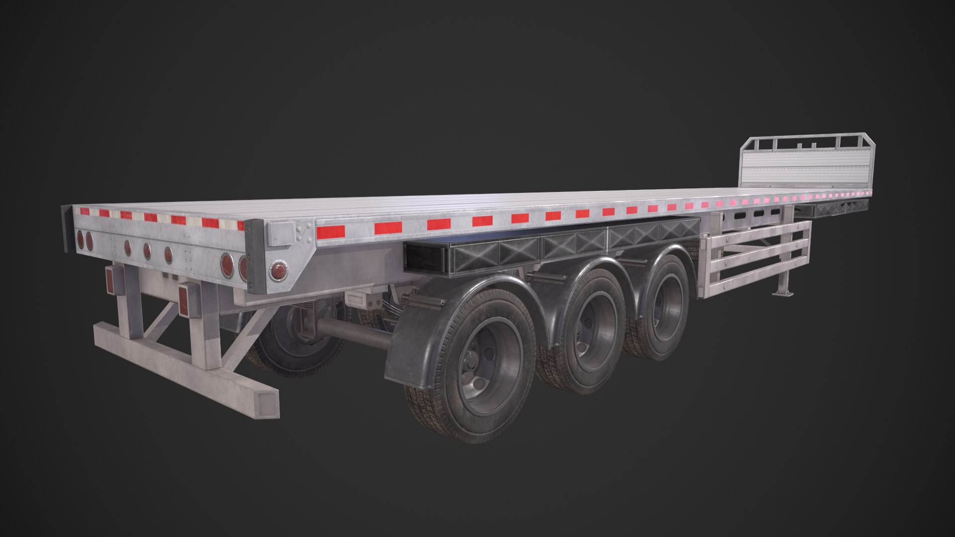 Flatbed Container 3D - TurboSquid 1773477