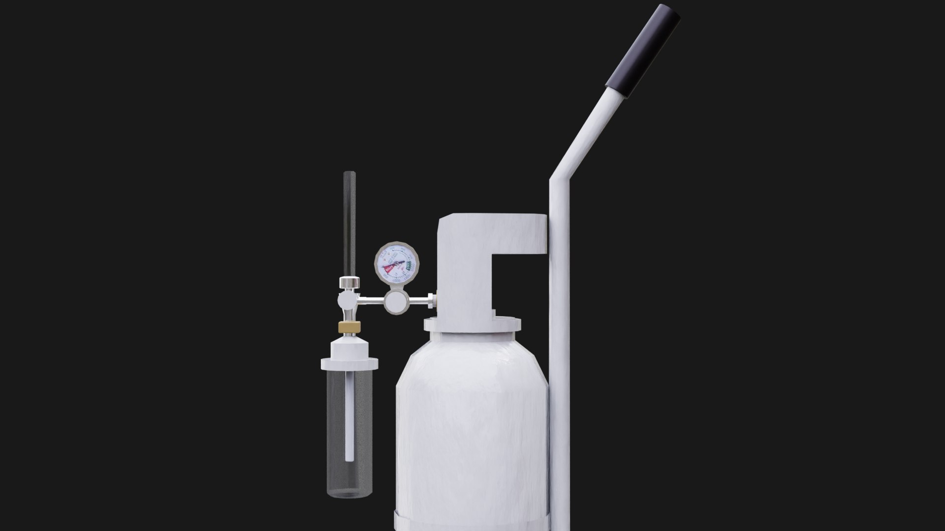 3D Oxygen Tank Low Poly model - TurboSquid 2179389