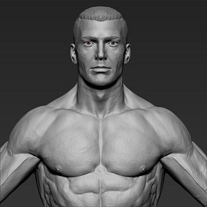 fitness man 3D model