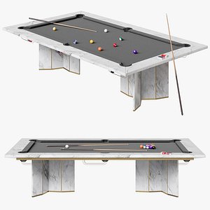 3D Luxxu Algerone Snooker table