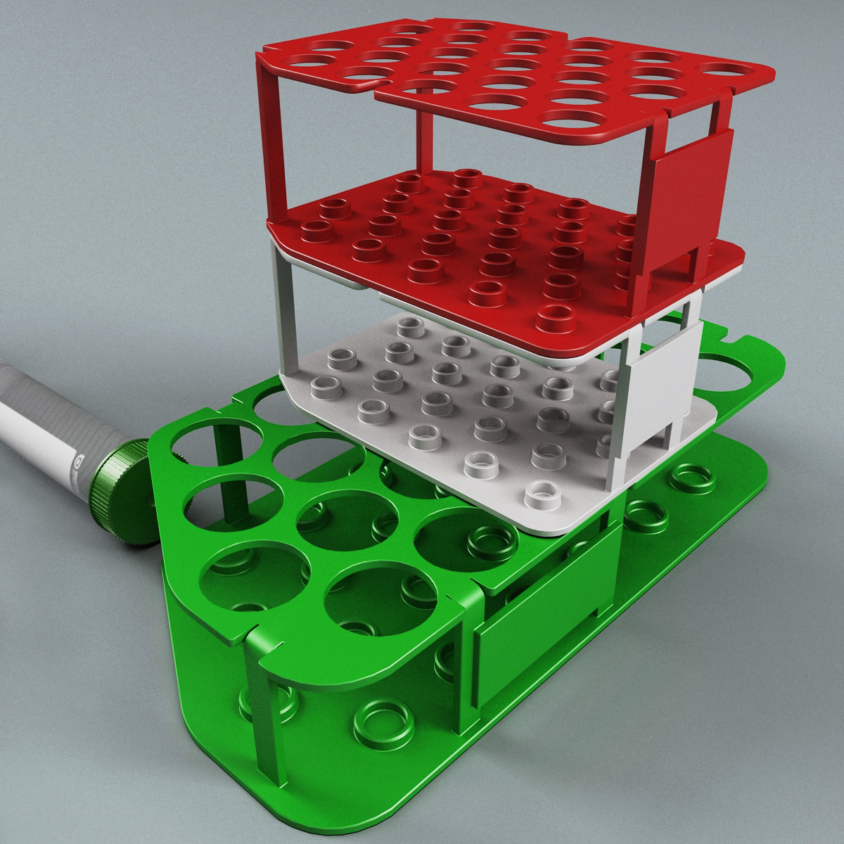 lightwave plastic vials racks v2