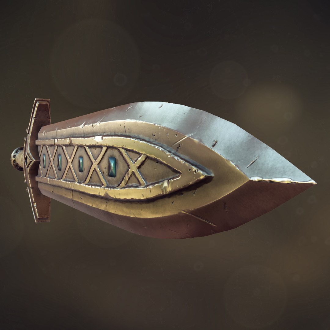 3d fantasy dagger