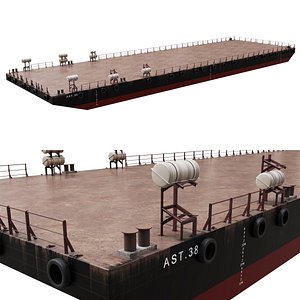 3D Barge Flat top