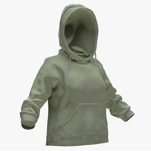 3D Hoodie 185 - All MH Bodies  UE5 Skeletons - Rigged